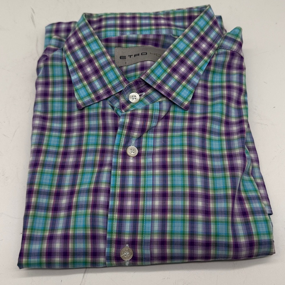 Etro Multicolor Plaid Shirt